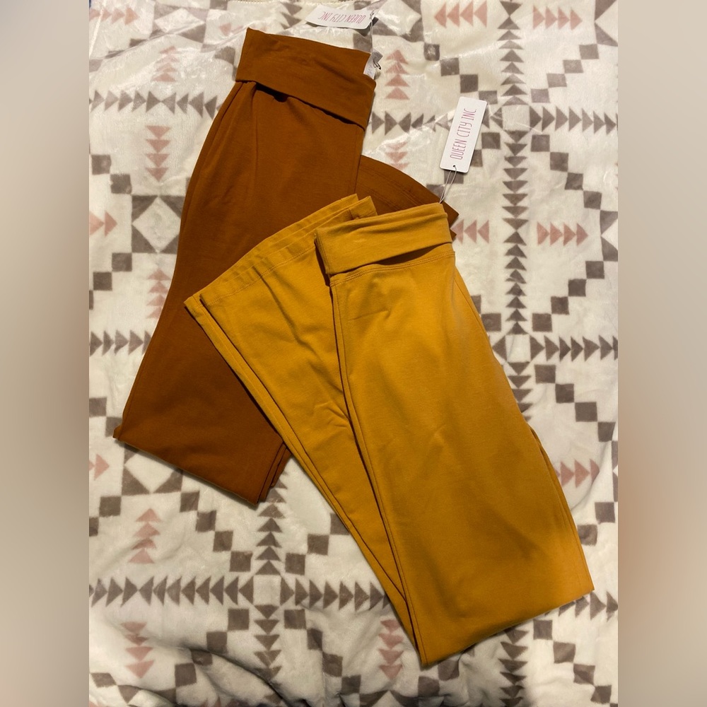NWT Zenana Yoga Pants (2 pairs)